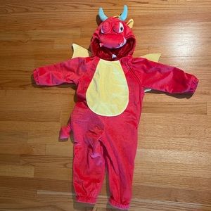Toddler plush dragon halloween costume